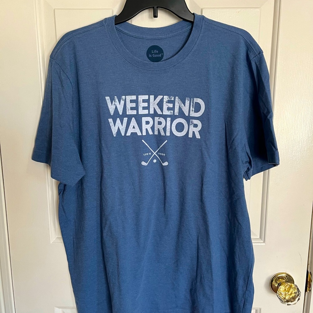 New without tags, Men’s LIFE IS GOOD tee shirt, Size large